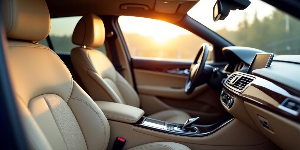 Pulizia professionale interni auto in pelle